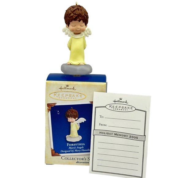 Hallmark Keepsake Ornament 2005 Forsythia Mary's Angels # 18 Series Christmas - Picture 11 of 11